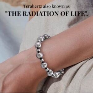 150tcw Terahertz Beaded Slip on Bracelet Multi-Faceted for Optimal Beauty!